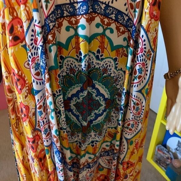 Jealous Tomato Trapeze Swing Maxi Dress  NWT XS - Picture 5 of 12